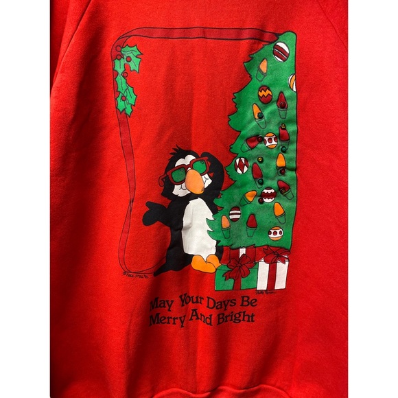 VTG 1990 Light Up Christmas Sweater - Picture 2 of 7